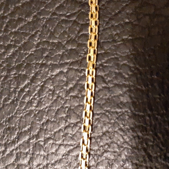 14K AMYTHEST/ ACCENT DIAMOND BRACELET 7"L - Picture 3 of 8